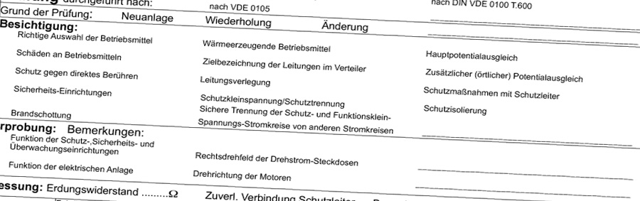 Prüfbericht im Detail