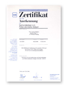 Zertifikat Sachverst&auml;ndiger
